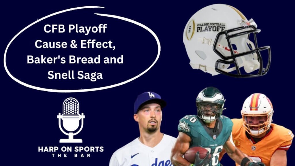 Screen capture from video: CFB Playoff Cause & Effect, Baker’s Bread and Snell Saga