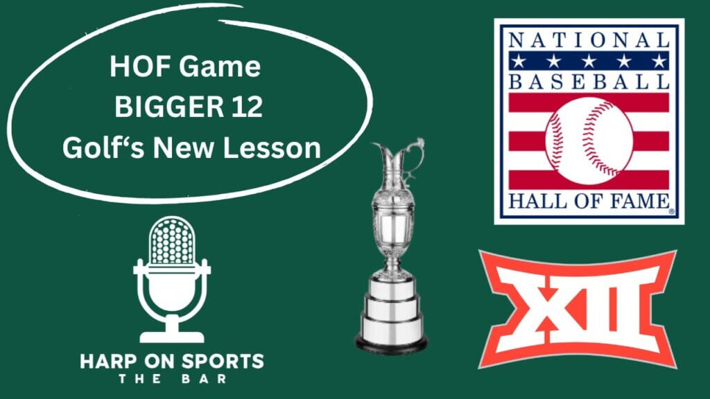 Screen capture from video: HOF Game, BIGGER 12 & Golf’s Major Lessons