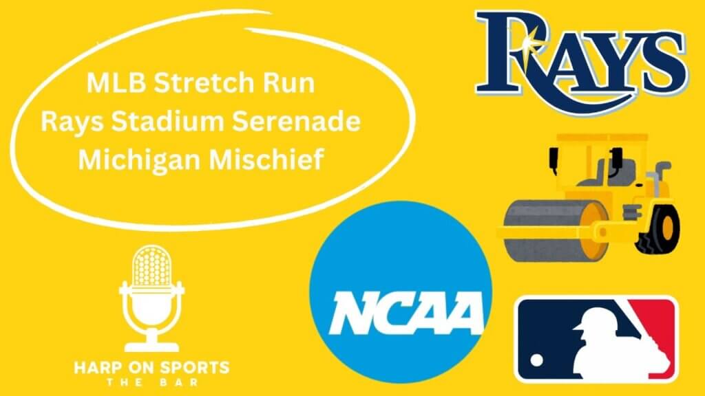 Screen capture from video: Rays Stadium Serenade, Michigan Mischief & MLB Stretch Run